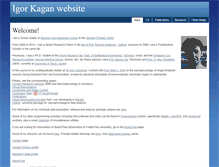 Tablet Screenshot of igorkagan.org